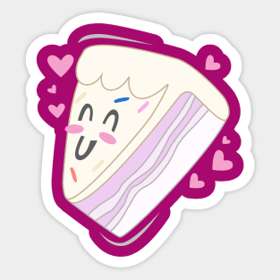 Cute Cake Design Sticker